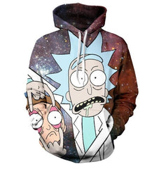 men Hoody sweatshirt Rick and Morty 3D hoodies Pullovers