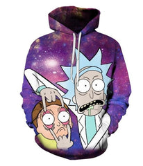 men Hoody sweatshirt Rick and Morty 3D hoodies Pullovers