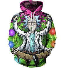 men Hoody sweatshirt Rick and Morty 3D hoodies Pullovers