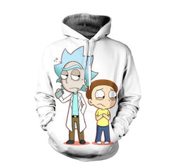 men Hoody sweatshirt Rick and Morty 3D hoodies Pullovers