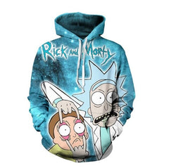men Hoody sweatshirt Rick and Morty 3D hoodies Pullovers