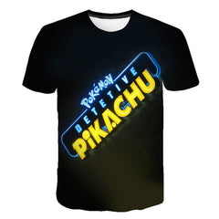 cartoon Pokemon Let' Go Pikachu  3D  Hoodies sweatshirts Men and Women thin