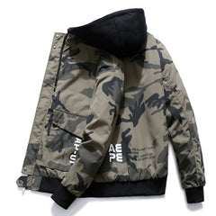 New Spring Men Camo Military Jacket Wind Bomber Mens Camouflage Hip Hop Jackets And Coats For Male