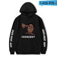 YoungBoy Never Broke Again Hip hop hoodie men /women Cotton Spring Autumn Male Hoodies