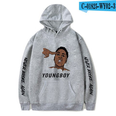 YoungBoy Never Broke Again Hip hop hoodie men /women Cotton Spring Autumn Male Hoodies