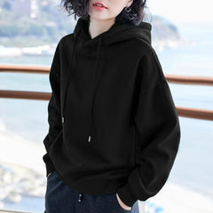 New Plus velvet Basic Hoodies For Women Leisure Female winter Solid Colour Casual SweatshirtHip Pop Tops