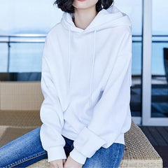 New Plus velvet Basic Hoodies For Women Leisure Female winter Solid Colour Casual SweatshirtHip Pop Tops