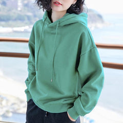 New Plus velvet Basic Hoodies For Women Leisure Female winter Solid Colour Casual SweatshirtHip Pop Tops