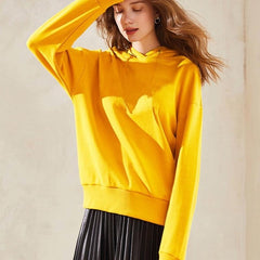 New Plus velvet Basic Hoodies For Women Leisure Female winter Solid Colour Casual SweatshirtHip Pop Tops