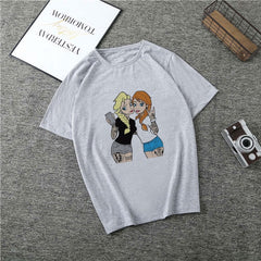 T Shirt Women Princess Print Vogue Harajuku Aesthetic T Shirt Plus Size T-shirt Camiseta Mujer