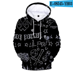 r New Fashion Long sleeve Sweatshirts Lil peep 3D hoody child casual top