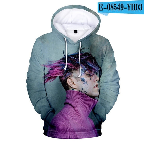 r New Fashion Long sleeve Sweatshirts Lil peep 3D hoody child casual top
