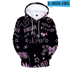 r New Fashion Long sleeve Sweatshirts Lil peep 3D hoody child casual top