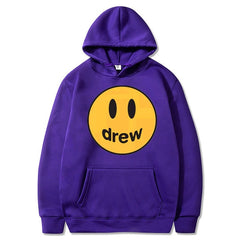 Winter New fashion drew men's sportswear printed men's Hoodie Pullover men's