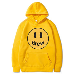 Winter New fashion drew men's sportswear printed men's Hoodie Pullover men's