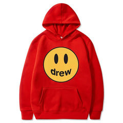 Winter New fashion drew men's sportswear printed men's Hoodie Pullover men's