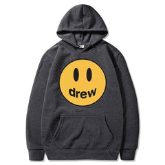 Winter New fashion drew men's sportswear printed men's Hoodie Pullover men's