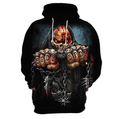 Man hoodie Sweatshirts autumn 3D Skull New quality men's hip hop