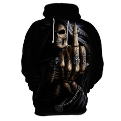 Man hoodie Sweatshirts autumn 3D Skull New quality men's hip hop