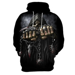 Man hoodie Sweatshirts autumn 3D Skull New quality men's hip hop