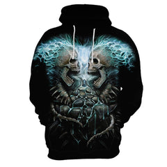 Man hoodie Sweatshirts autumn 3D Skull New quality men's hip hop