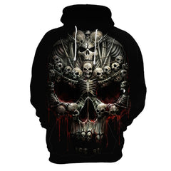 Man hoodie Sweatshirts autumn 3D Skull New quality men's hip hop