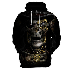 Man hoodie Sweatshirts autumn 3D Skull New quality men's hip hop