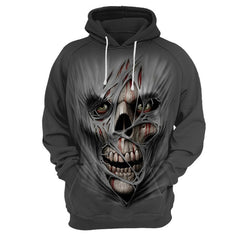 Man hoodie Sweatshirts autumn 3D Skull New quality men's hip hop