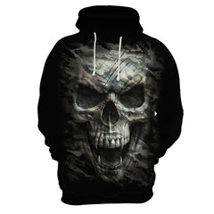 Man hoodie Sweatshirts autumn 3D Skull New quality men's hip hop