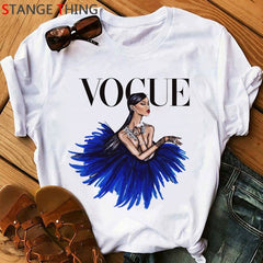 Princess Harajuku Funny Cartoon T Shirt Women Ullzang Vogue Cute