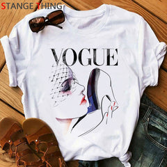 Princess Harajuku Funny Cartoon T Shirt Women Ullzang Vogue Cute