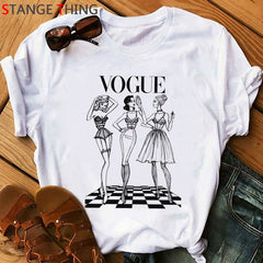 Princess Harajuku Funny Cartoon T Shirt Women Ullzang Vogue Cute
