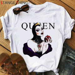 Princess Harajuku Funny Cartoon T Shirt Women Ullzang Vogue Cute