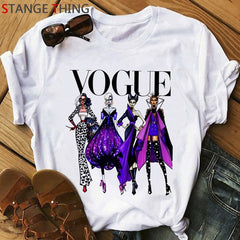Princess Harajuku Funny Cartoon T Shirt Women Ullzang Vogue Cute