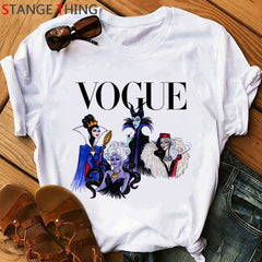 Princess Harajuku Funny Cartoon T Shirt Women Ullzang Vogue Cute