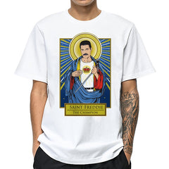 Men's Freddie Mercury The Queen T-Shirt Mens t-shirts Hip Hop Rock Hipster T Shirt Casual Tshirts Harajuku Top Tees