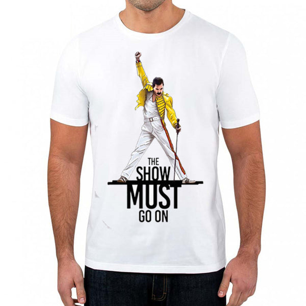 Men's Freddie Mercury The Queen T-Shirt Mens t-shirts Hip Hop Rock Hipster T Shirt Casual Tshirts Harajuku Top Tees