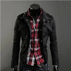 Jacket Men Spring Autumn Cotton Windbreaker Pilot Coat