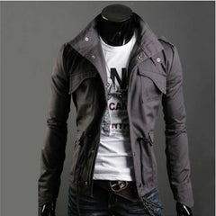 Jacket Men Spring Autumn Cotton Windbreaker Pilot Coat