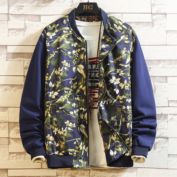 Autumn New Baseball Uniform Jacket Men Slim Fashion