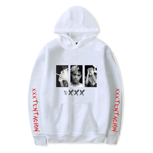 Hoodies Men Belt Pullover Front Pocket Streetwear Cotton