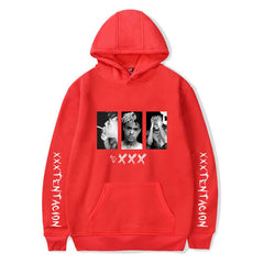 Hoodies Men Belt Pullover Front Pocket Streetwear Cotton