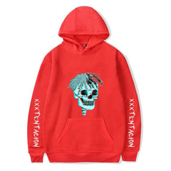 Hoodies Men Belt Pullover Front Pocket Streetwear Cotton