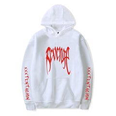 Hoodies Men Belt Pullover Front Pocket Streetwear Cotton