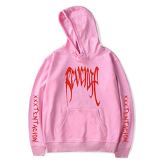 Hoodies Men Belt Pullover Front Pocket Streetwear Cotton