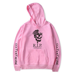Hoodies Men Belt Pullover Front Pocket Streetwear Cotton