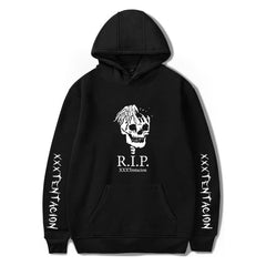 Hoodies Men Belt Pullover Front Pocket Streetwear Cotton