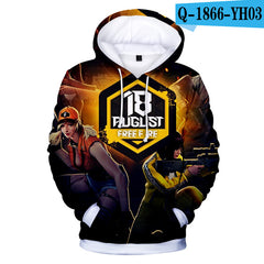 Printed Hoodies Women/Men Trendy Long Sleeve Hooded