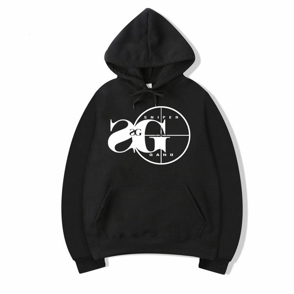 Vsenfo Sniper Gang Hooded Sweatshirt Kodak Black RAP Hip Hop Unisex Hoodie